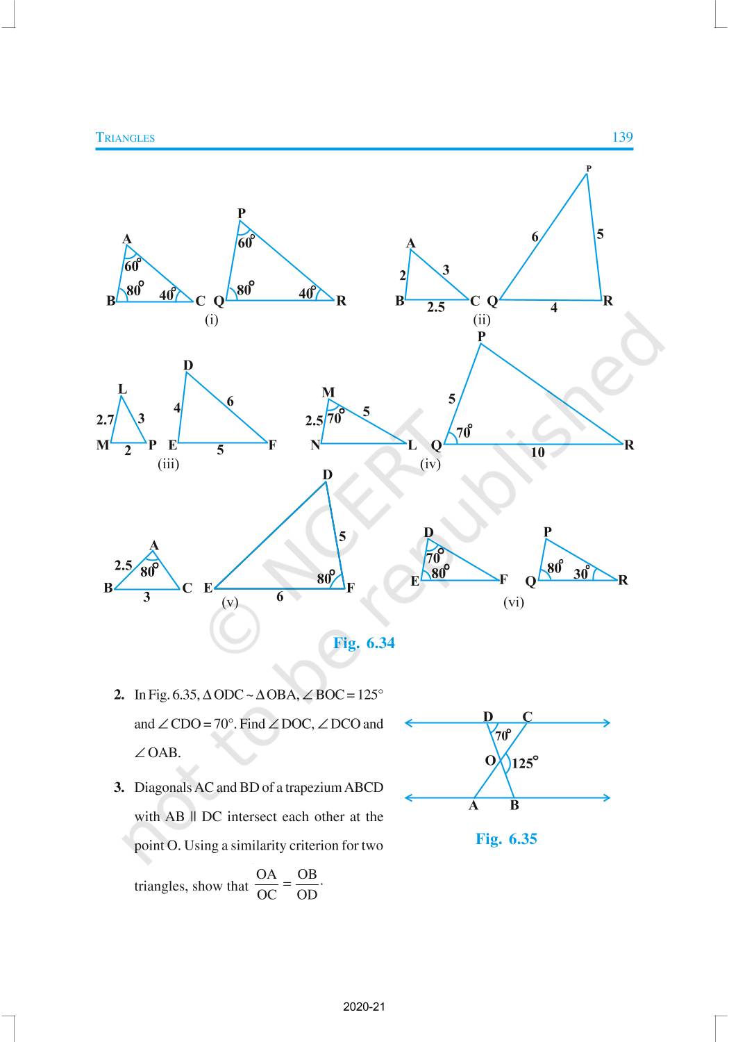 Triangles - NCERT Book Of Class 10 Mathematics